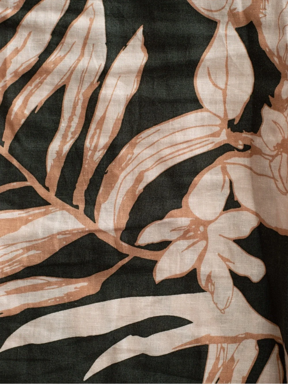Rachel Zoe Wide-Leg Linen Pants with Tropical Floral Print